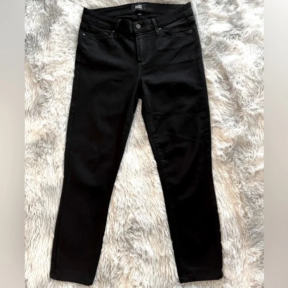 PAIGE Verdugo Denim Crop in Black Overdye. Size 29. NWOT - Picture 5 of 13